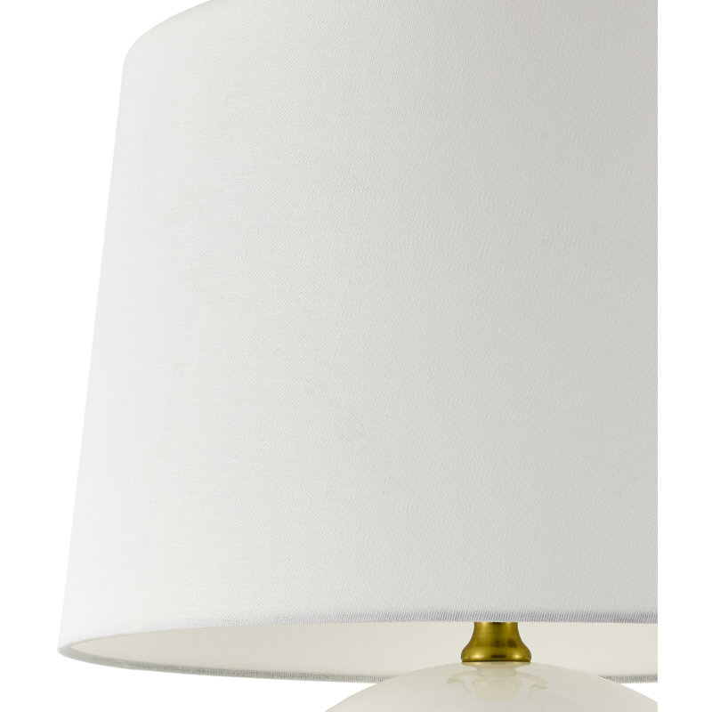 Lampe de table sphérique Havrilka, Blanc