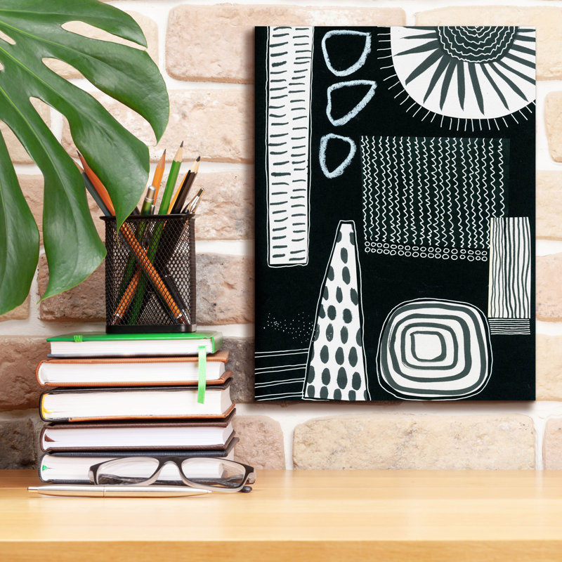 «B&W Fun IX» par Regina Moore, H 16 po x l 12 po x P 0,75 po