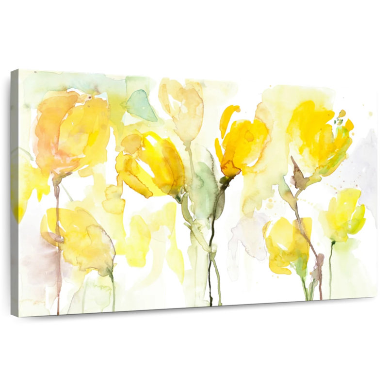 Avery Yellow Garden, 8" H x 12" W