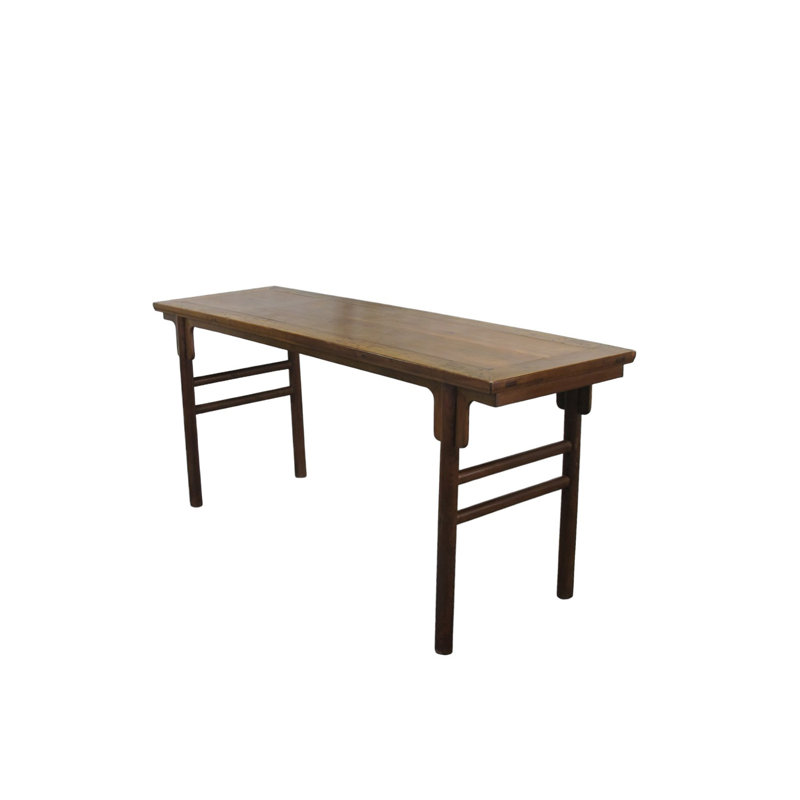Table de peinture chinoise antique de 75 po de long