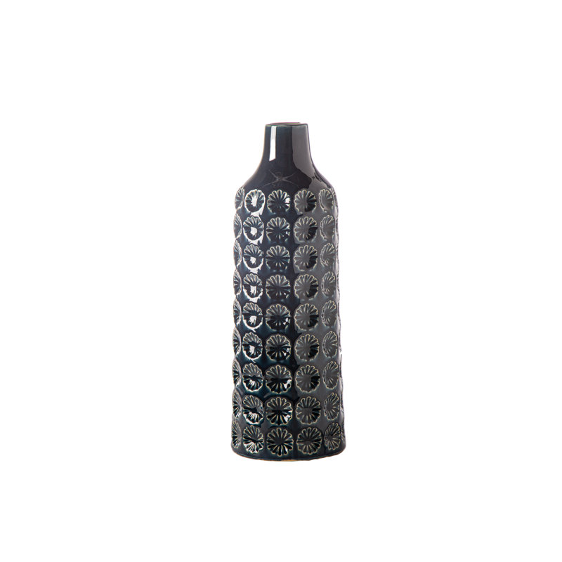 Xenia  Ceramic / Porcelain Table Vase, Blue