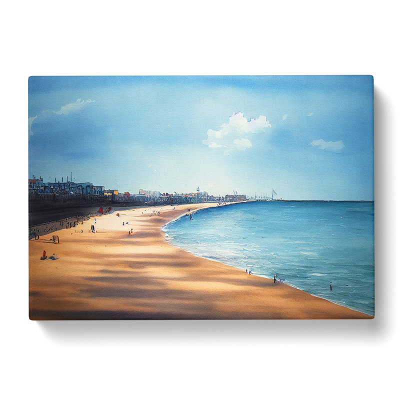 Beach In Vol.2 - Wrapped Canvas Print, 35cm H x 50cm W x 3cm D