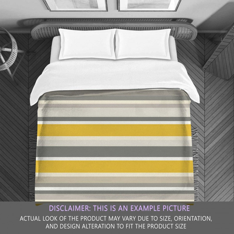 Polyester Striped Comforter, King Comforter