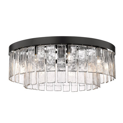 Lynsee Glass Semi Flush Mount