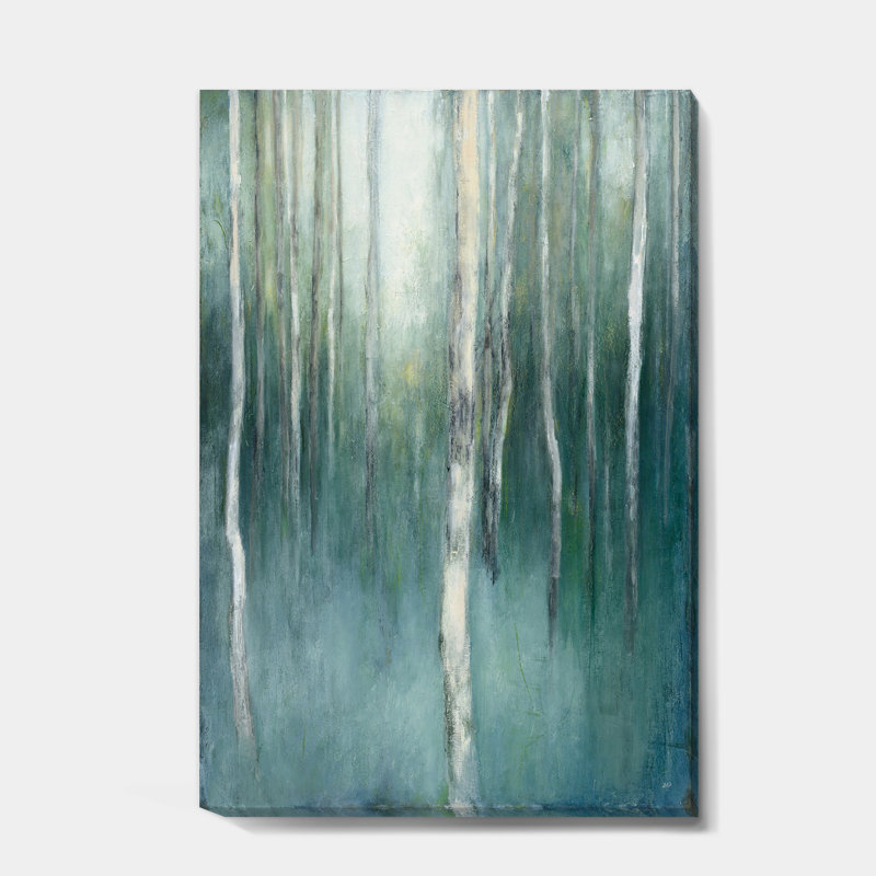 «Green Forest Dream», reproduction d'art sur toile tendue, H 32 po x l 16 po x P 1 po