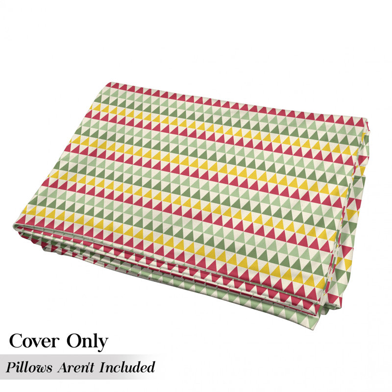 Housse de coussin d'extérieur Triangles, H 2 po x l 27 po x P 88 po