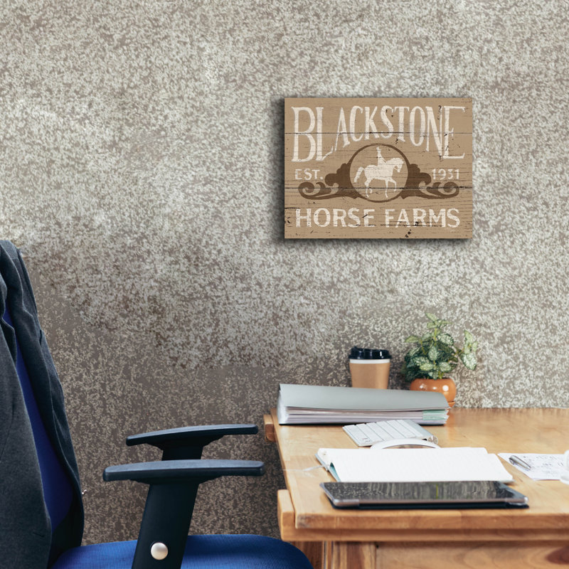 "Epic Graffiti" Horse Signs 4 Neutral "par Wellington Studio, art mural sur toile, H 12 po x l 16 po x P 0,75 po