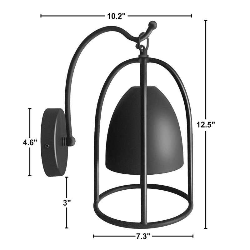 Alhamdi Steel Wall Light