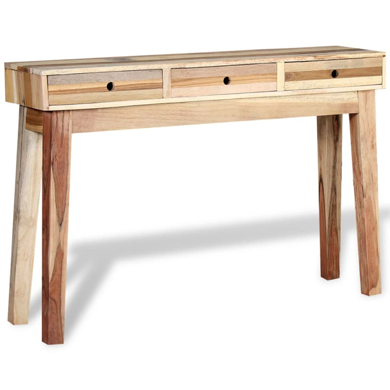 Console en bois massif récupéré