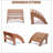 TALE Adirondack Ottoman Footstool All-Weather and Fade-Resistant Plastic Wood for Lawn Outdoor Patio Deck Garden Porch Lawn Furniture