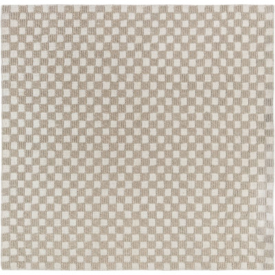 Modern One-of-a-Kind Rectangle 4'2" x 4'4" Flatweave Area Rug