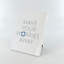 Text & Numbers Decorative Plaque / Box Sign