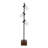Busser 67.5'' Walnut Brown Tree Floor Lamp