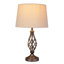 Bratton 49cm Traditional Twist Antique Brass Table Lamp-89152942