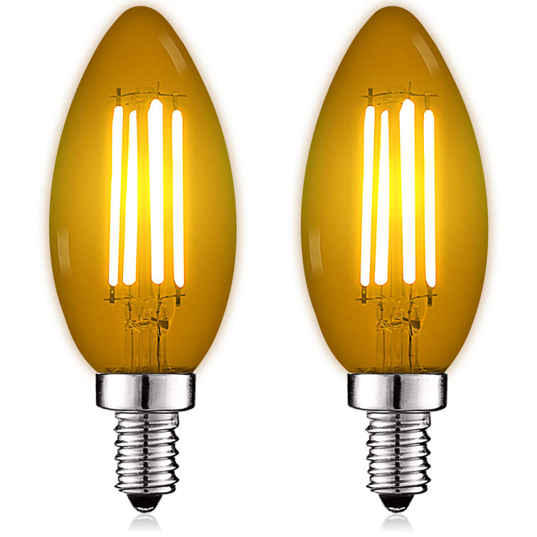 4.5 Watt (40 Watt Equivalent), B11 LED Candle Bulb, Coloured Light Bulb, E12/Candelabra Base