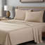 Ensemble de draps en satin de coton égyptien peigné de qualité supérieure à densité de tissage de 400 fils Superior-580194027-580194023