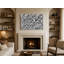 «Grayscale Herringbone», art mural sur toile-129918421