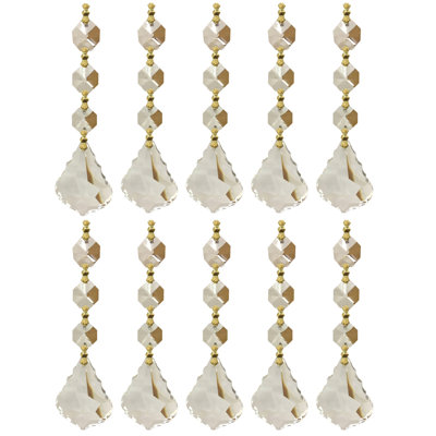 Ensemble de 3 billes en cristal de remplacement lustre de remplacement à la feuille d’érable française