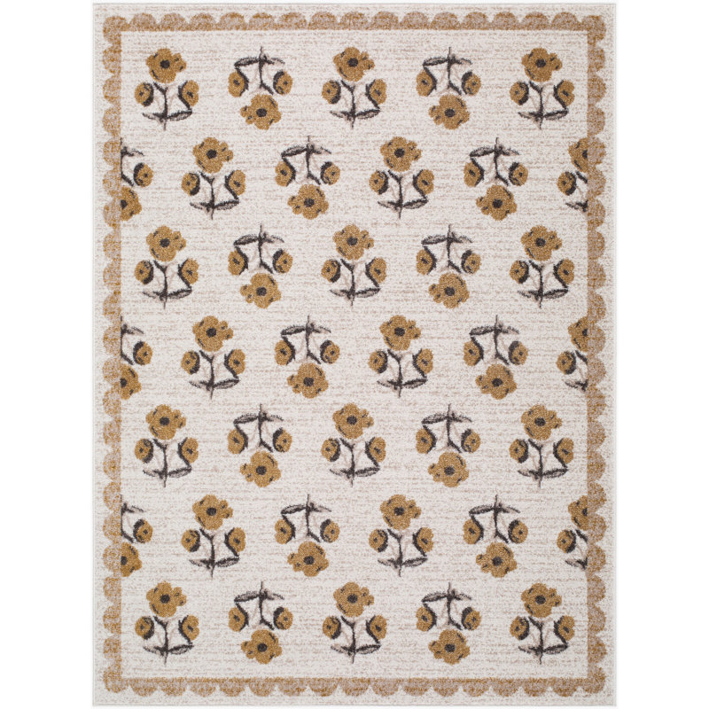 Jenni Yolo Home x Livabliss Louise Rug, Runner 2'8" x 7'3", Mustard