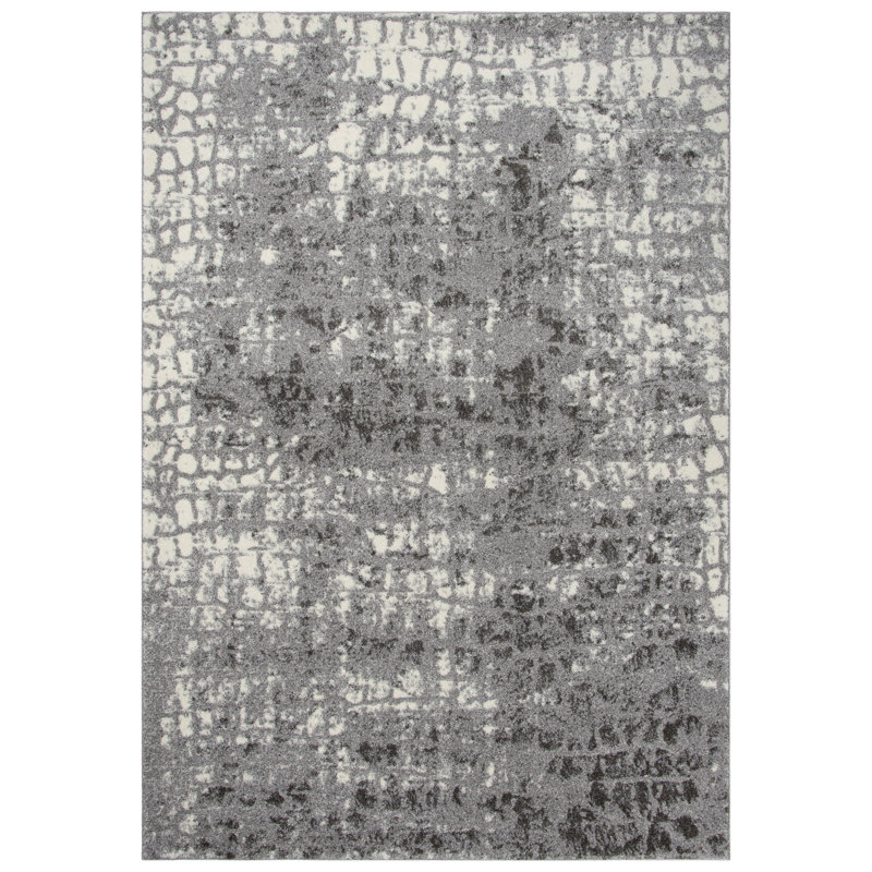 Barger Abstract Indoor Rug, Rectangle 5'3" x 7'6"