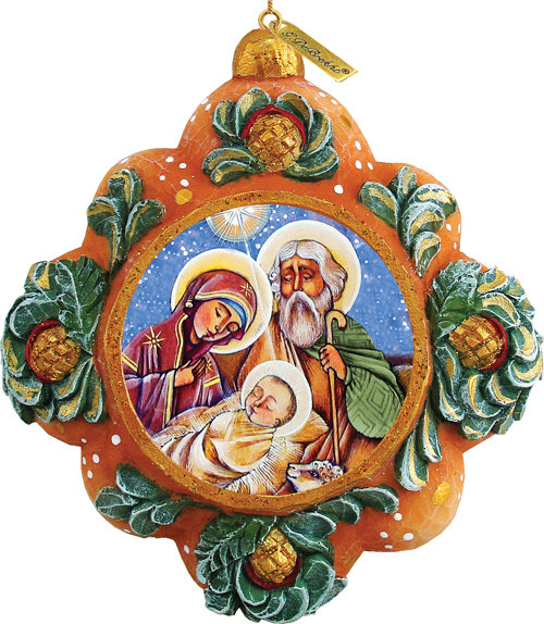 Treasured Memories 5'' Handmade Wood Holiday Shaped Ornament