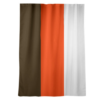 Panneau de rideau simple occultant avec passe-tringle fenêtre à rayures Mississippi Rebellion