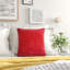 Coussins décoratifs réversibles en velours côtelé rembourrés de polyester moelleux de couleur unie Wide Wale-24109963-24109964