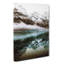 Oeschinen Lake in Switzerland in Abstract - Wrapped Canvas-55312814