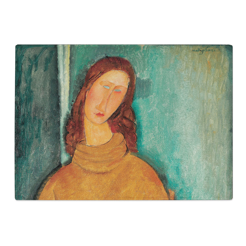 Jeanne Hebuterne Vol.2 by Amedeo Modigliani Chopping Board, 0.4cm H x 20cm W x 28.5cm L