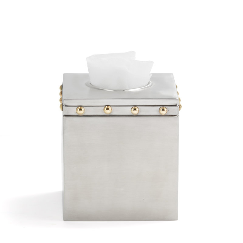 Rivets Tissue Box Cover