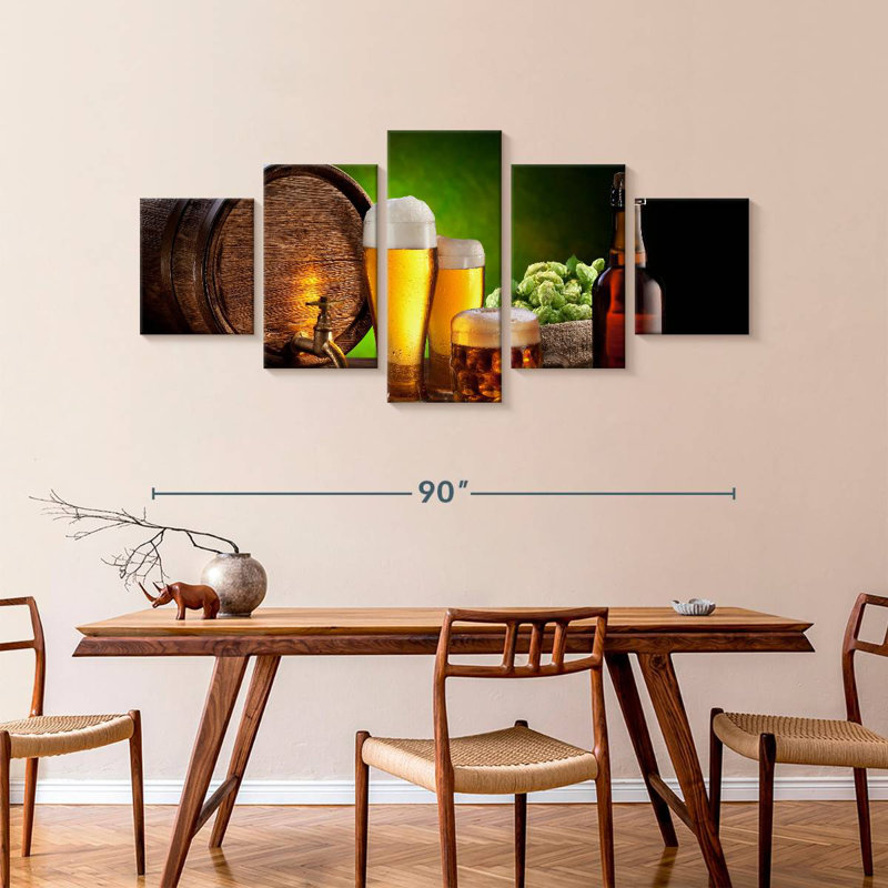 Beer From Brewery, 42" H x 92" W