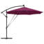 Umbrella with LED Strip Lights Polyester and Aluminium Outdoor Parasol-1633500825-1633500814