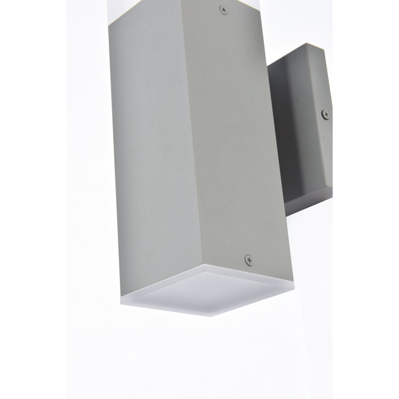Dale LED Wall Light, Silver
