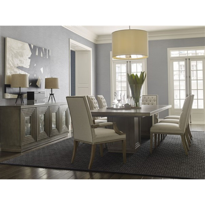 Hanover By Michael Weiss Upholstered Dining Chair, Nadia Parchment, Wrenn, Yes