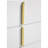 White High Gloss 2-drawer Nightstand