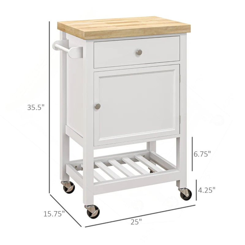 Mobile Kitchen Island,Rolling Kitchen Cart