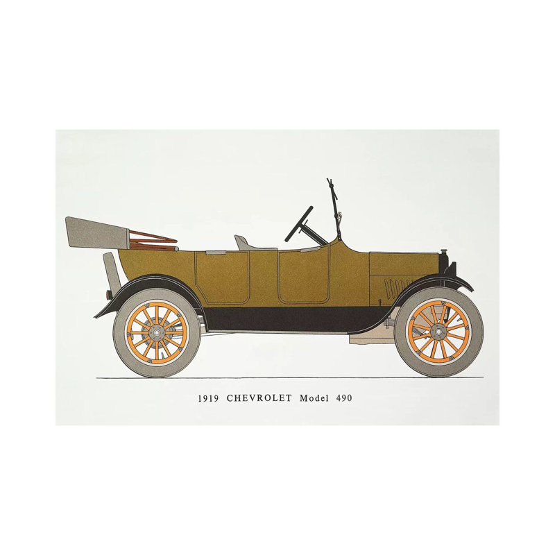 Auto: Chevrolet, 1919 - Wrapped Canvas Print, 30.48 cm H x 45.72 cm W
