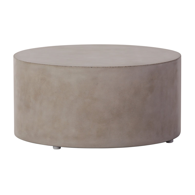 Serendipity Outdoor Round Side Table, Slate Gray