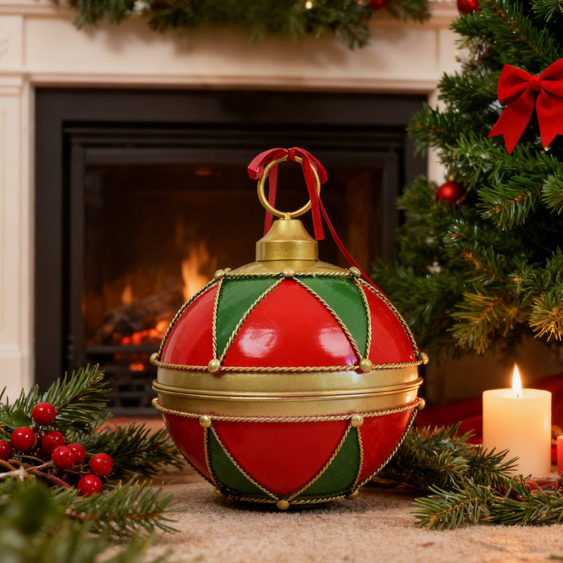 Cloche de Noël vintage de 30 cm, clochettes de Noël surdimensionnées en fer, décorations festives à suspendre pour sapin de Noël, décoration de porche et de portail pour les fêtes de fin d'année à la maison.