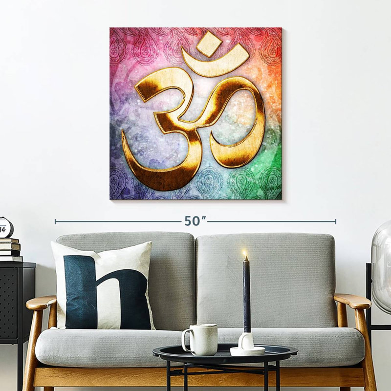Adella Golden Om, H 30 po x l 30 po