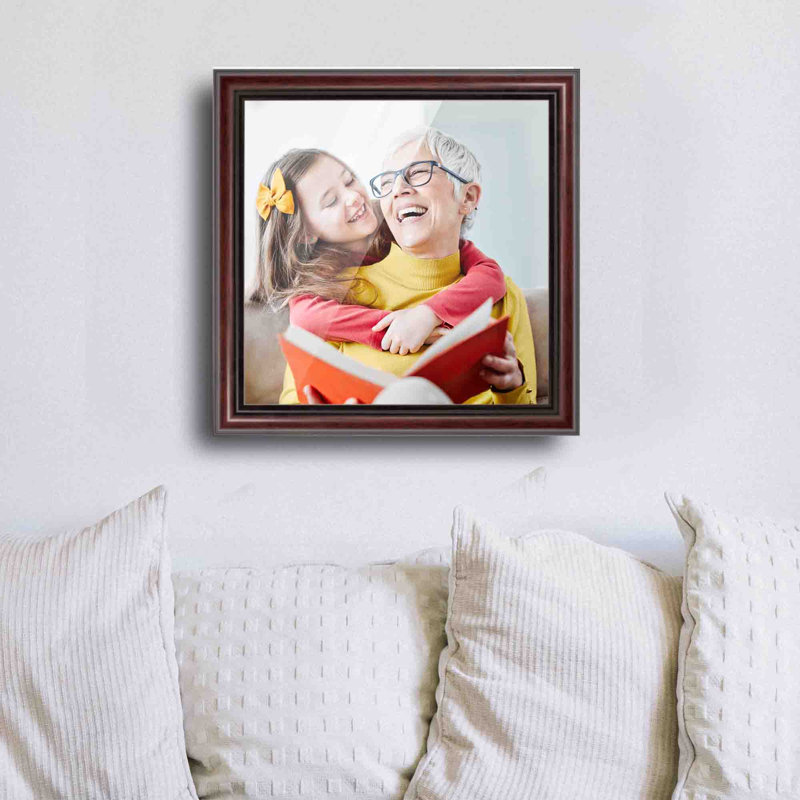 Cadre photo en bois massif Julias, 20 po x 20 po