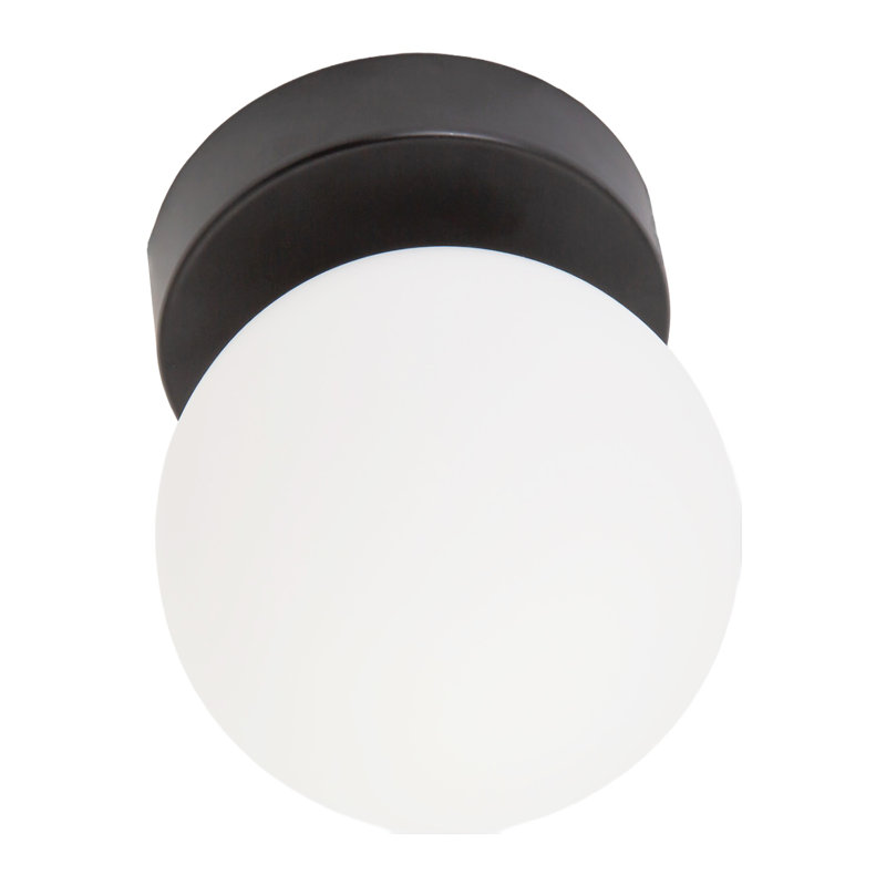 Glass Semi Flush Mount