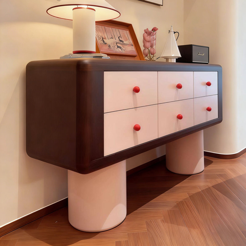 Console élégante de style nordique, H 33,5 po x l 63 po x P 15,7 po
