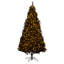 Sapin de Noël artificiel pré-éclairé 7,5 pi avec lumières DEL Golub-120464987