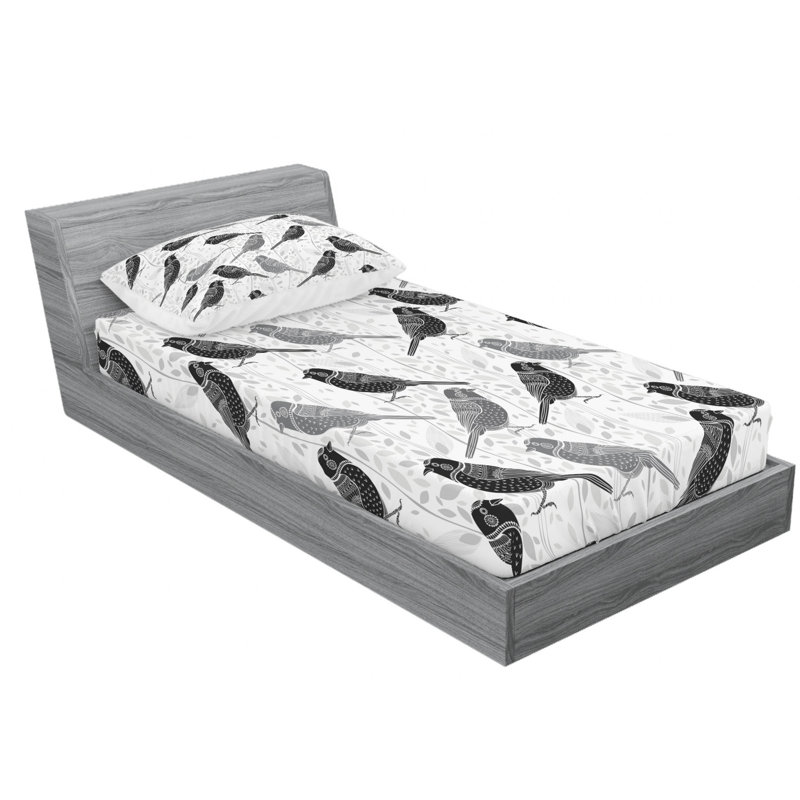 Microfiber Sheet Set, Twin XL Sheet Set with Fitted Sheet