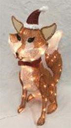 Paillettes en tissu fox let it snow