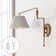 Kai Steel Plug-in Swing Arm Sconce