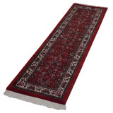 Hand Woven Cotton and Wool Oriental Area Rug