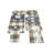 Home & Manor Gingham Cotton Potholder