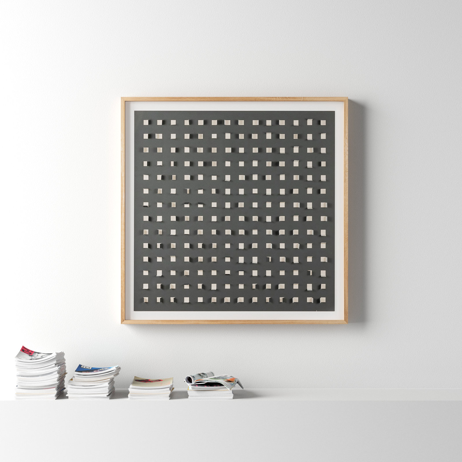 Avram "See Through Dark Shadow" Painting